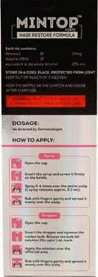 Mintop Forte 2% Bottle Of 60ml Solution