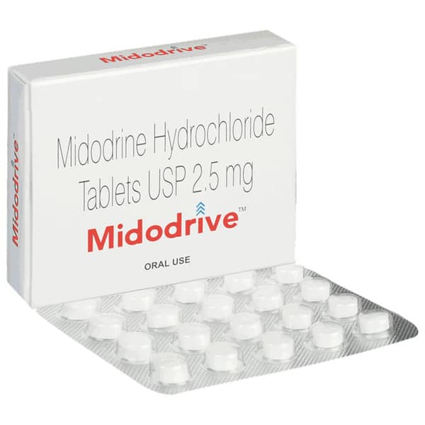 Midodrive Strip Of 20 Tablets