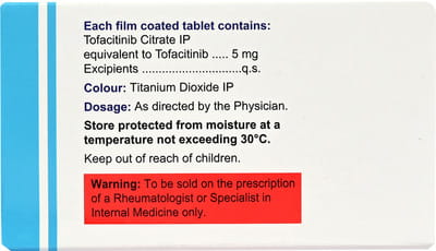 Tofajak 5mg Strip Of 10 Tablets