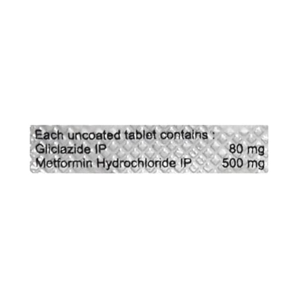 Glivance M 80Mg/500Mg Strip Of 10 Tablets