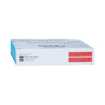 Diapride M 2mg Lv Strip Of 10 Tablets