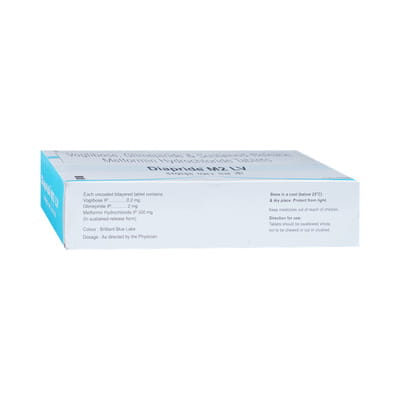 Diapride M 2mg Lv Strip Of 10 Tablets