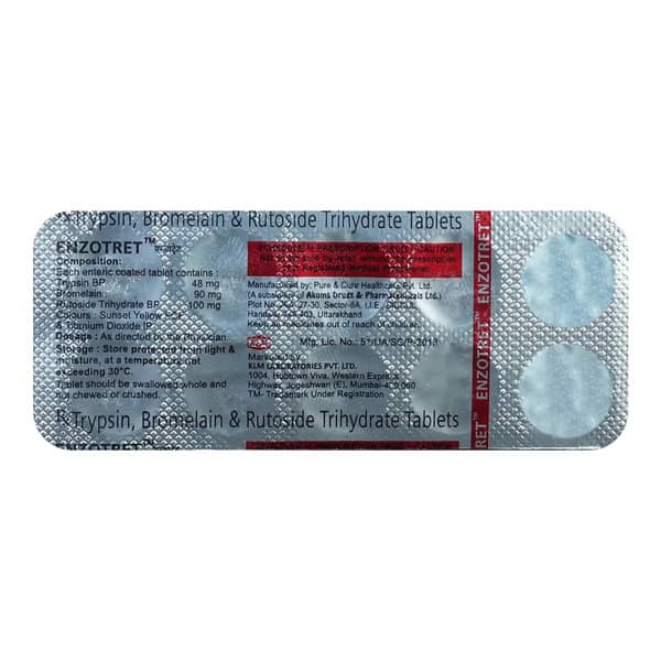 Enzotret Strip Of 10 Tablets