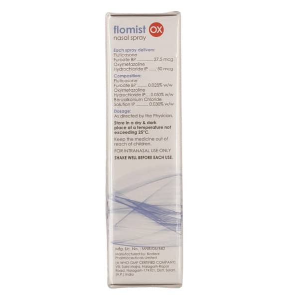 Flomist Ox 70md Bottle Of 7gm Nasal Spray