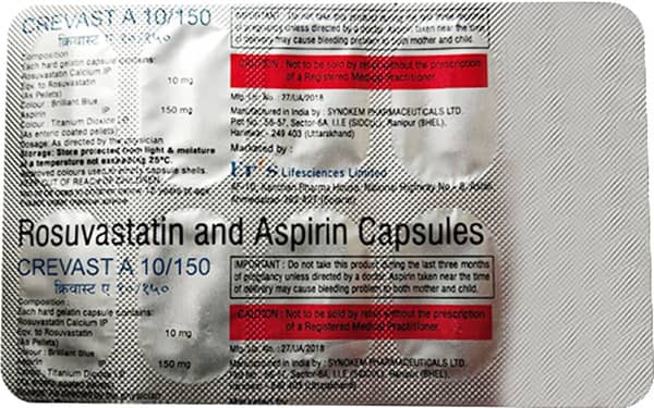 Crevast A 10/150Mg Strip Of 10 Capsules