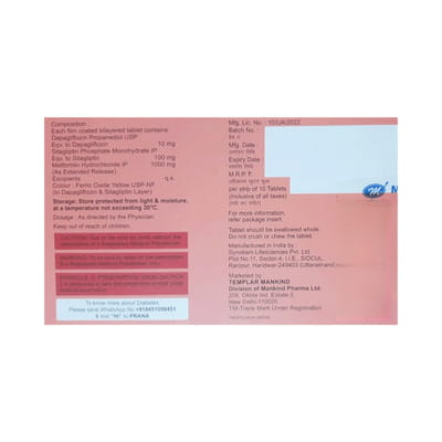 Justoza Sm 1000mg Strip Of 10 Tablets