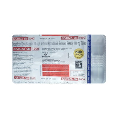 Justoza Sm 1000mg Strip Of 10 Tablets