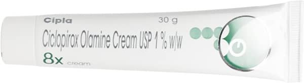 8x 1% Tube Of 30gm Cream