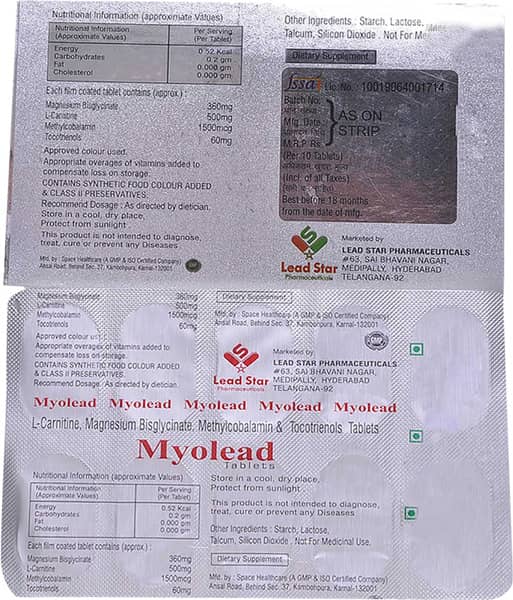 Myolead Strip Of 10 Tablets