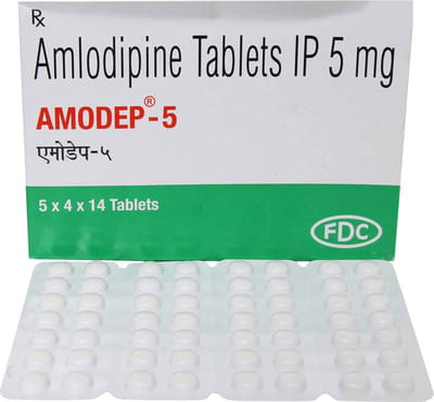 Amodep 5mg Strip Of 15 Tablets