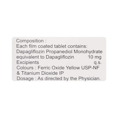 Dapagza 10mg Strip Of 15 Tablets