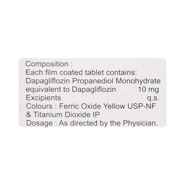 Dapagza 10Mg Strip Of 15 Tablets