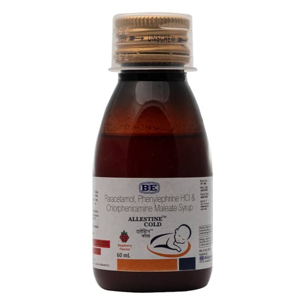 Refacold Syrup Allestine Cold Raspberry Flavour Bottle Of 60ml Syrup: Uses, Side ...