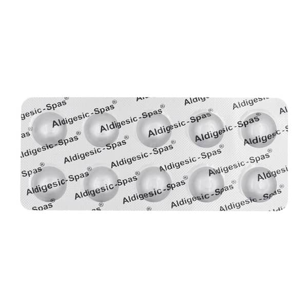 Aldigesic Spas Strip Of 10 Tablets