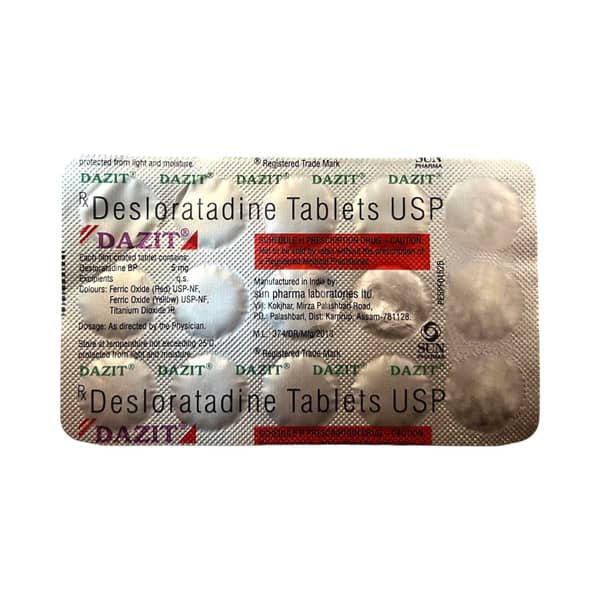 Dazit 5mg Strip Of 15 Tablets