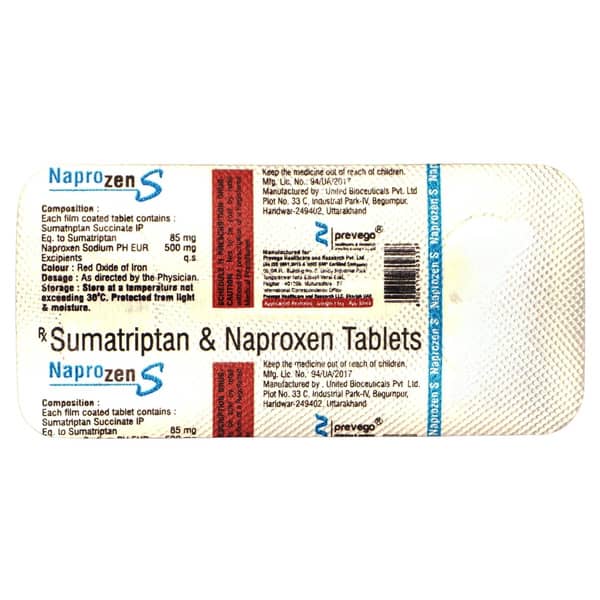 Naprozen S Strip Of 2 Tablets