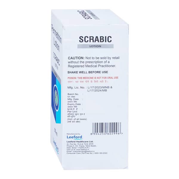 Scrabic 5% Bottle Of 100Ml Lotion