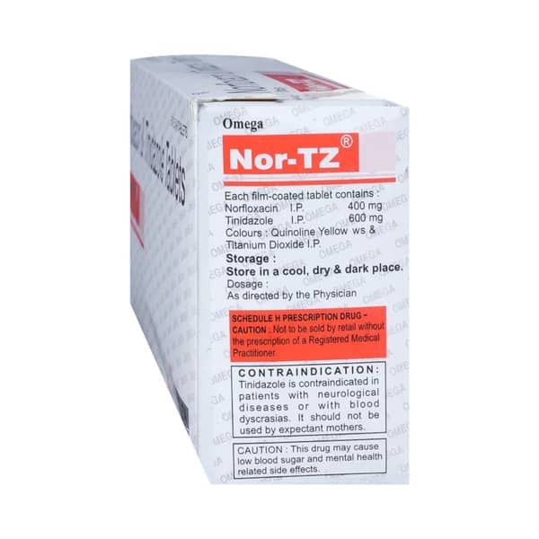 Omega Nor Tz Strip Of 6 Tablets