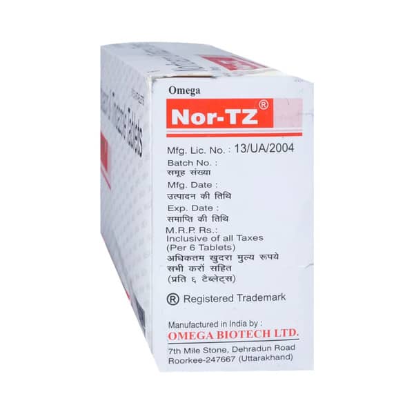 Omega Nor Tz Strip Of 6 Tablets