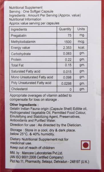 Radlin Od Strip Of 10 Tablets