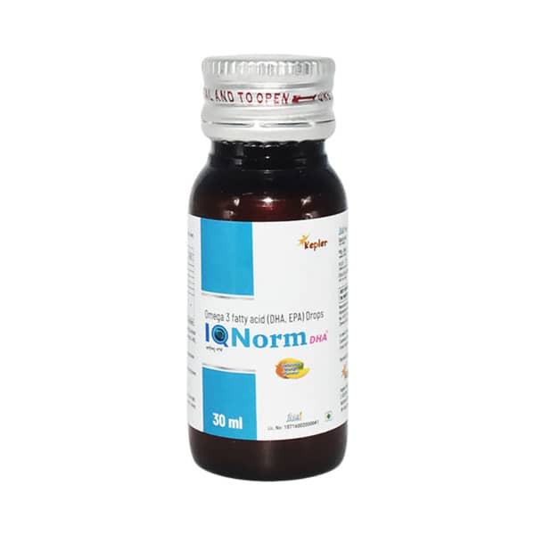 Iqnorm Dha Delicious Mango Flavour Bottle Of 30ml Oral Drops