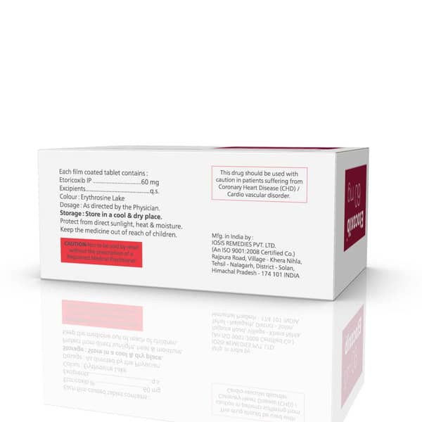 Etocoxib 60mg Strip 10 Tablets