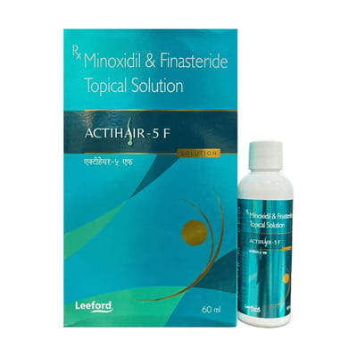 Actihair F 5% Bottle Of 60ml Solution