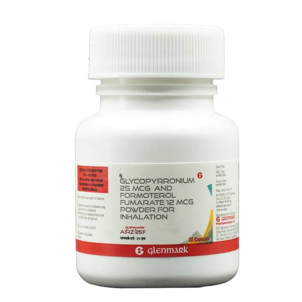 Airz 25 F Bottle Of 30 Inhalation Capsules