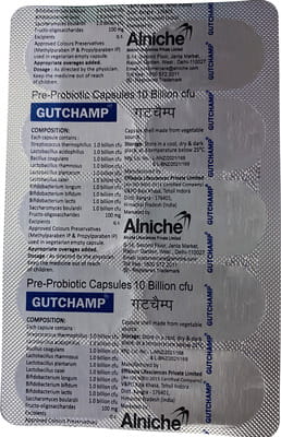 Gutchamp Strip Of 10 Capsules