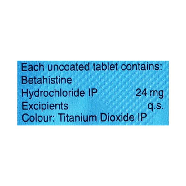 Vertiford 24Mg Strip Of 10 Tablets