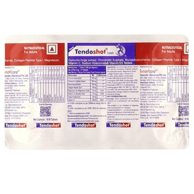 New Tendoshot Strip Of 10 Tablets