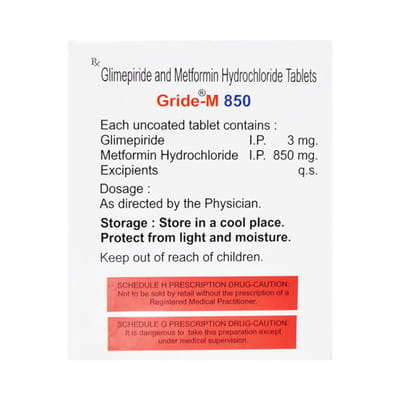 Gride M 850mg Strip Of 10 Tablets