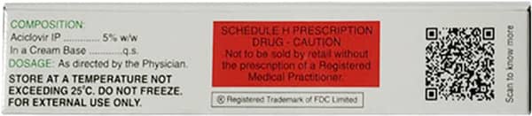 Ocuvir Tube Of 10gm Cream