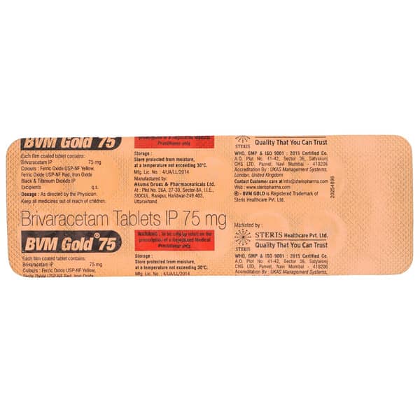 Bvm Gold 75Mg Strip Of 14 Tablets
