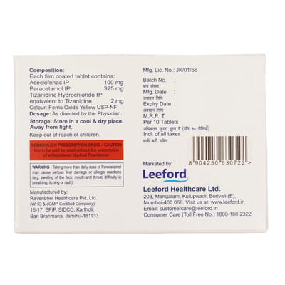 Alcinac Mrx Strip Of 10 Tablets