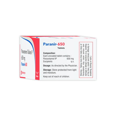 Paranir 650mg Strip Of 10 Tablets