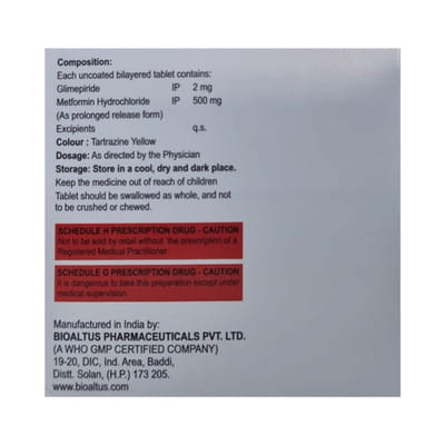 Adglim M 2mg Strip Of 15 Tablets