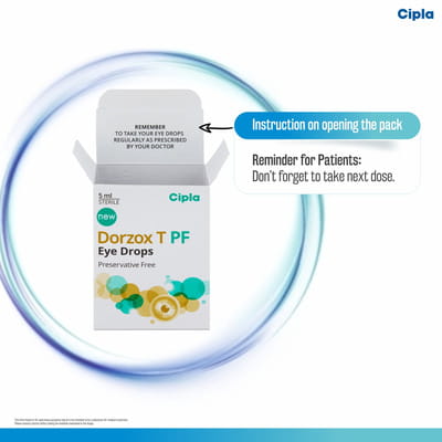 New Dorzox T Pf Bottle Of 5ml Eye Drops