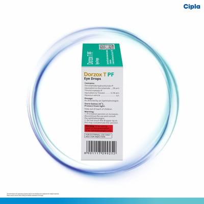 New Dorzox T Pf Bottle Of 5ml Eye Drops