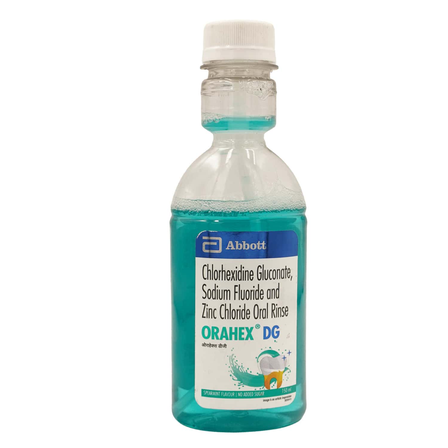 Orahex Blue Orahex Dg Spearmint Flavour Sugar Free Bottle Of 150ml Oral Rinse: Uses ...