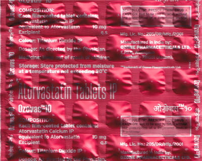 Ozovas 10mg Strip Of 30 Tablets