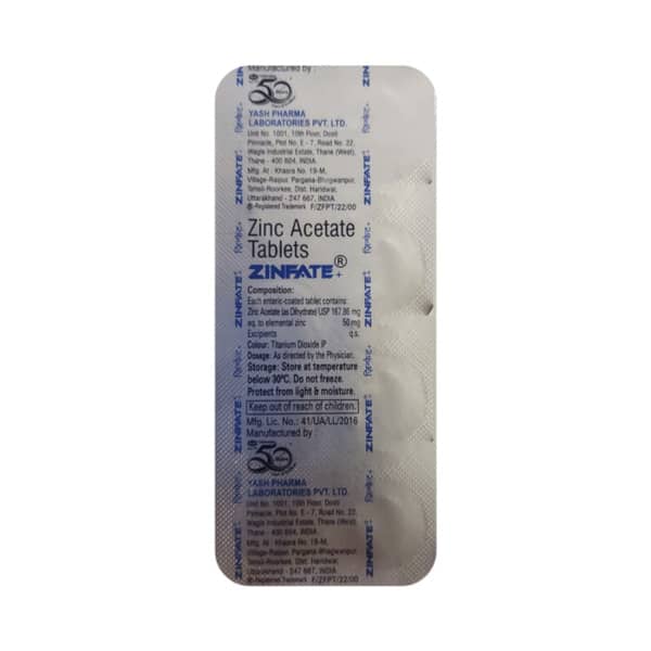 Zinfate Plus Strip Of 10 Tablets