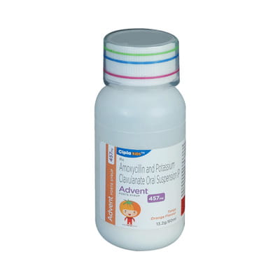 Advent Forte 457mg Tangy Orange Flavour Bottle Of 60ml Dry Syrup