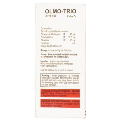 Olmo Trio 40mg/10mg/12.5mg Tablet 10