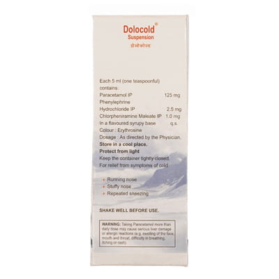 Dolocold Bottle Of 60ml Suspension