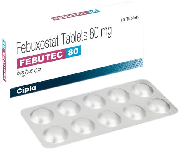 Febutec 80mg Strip Of 10 Tablets