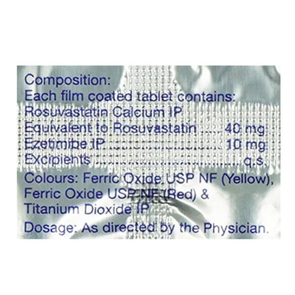 Rosulip Ez 40Mg Strip Of 10 Tablets