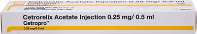 Cetropro 0.25mg Pre Filled Syringe Of 0.5ml Injection