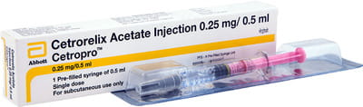 Cetropro 0.25mg Pre Filled Syringe Of 0.5ml Injection