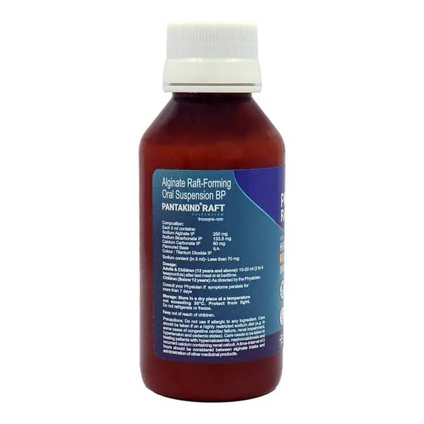 Pantakind Raft Peppermint Flavour Sugar Free Bottle Of 100Ml Suspension